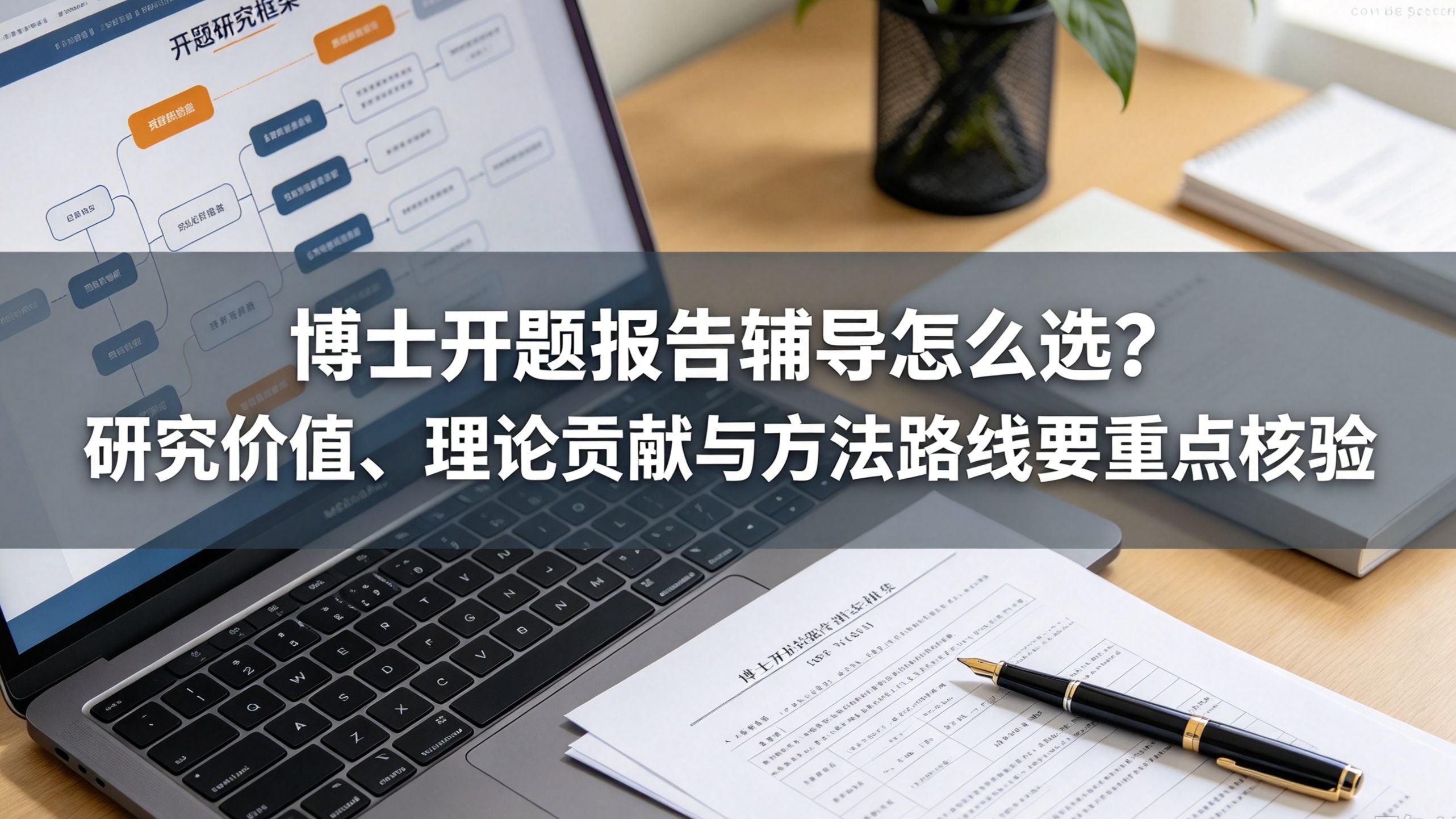 博士开题报告辅导怎么选?研究价值、理论贡献与方法路线要重点核验