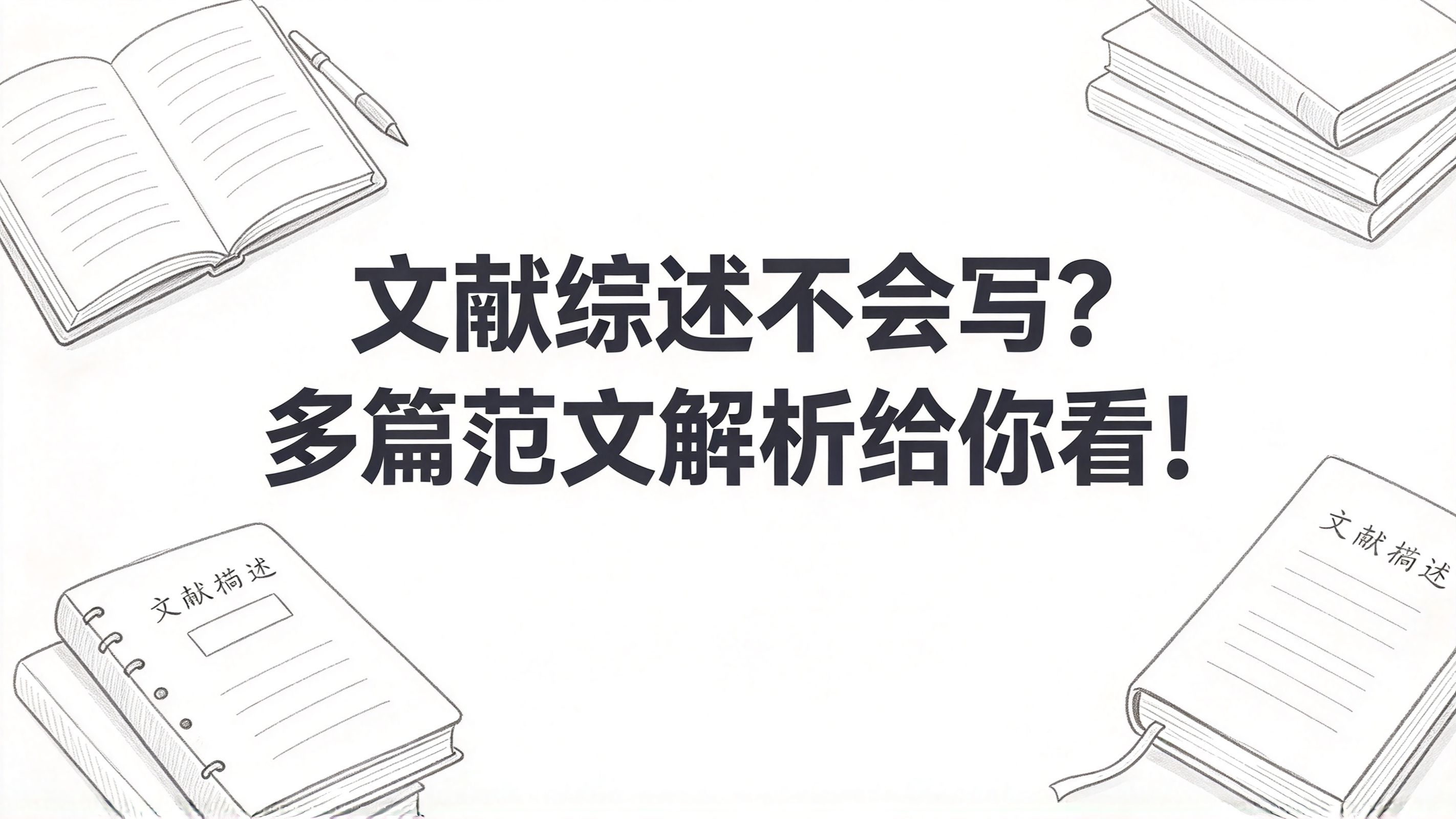 文献综述不会写?多篇范文解析给你看!