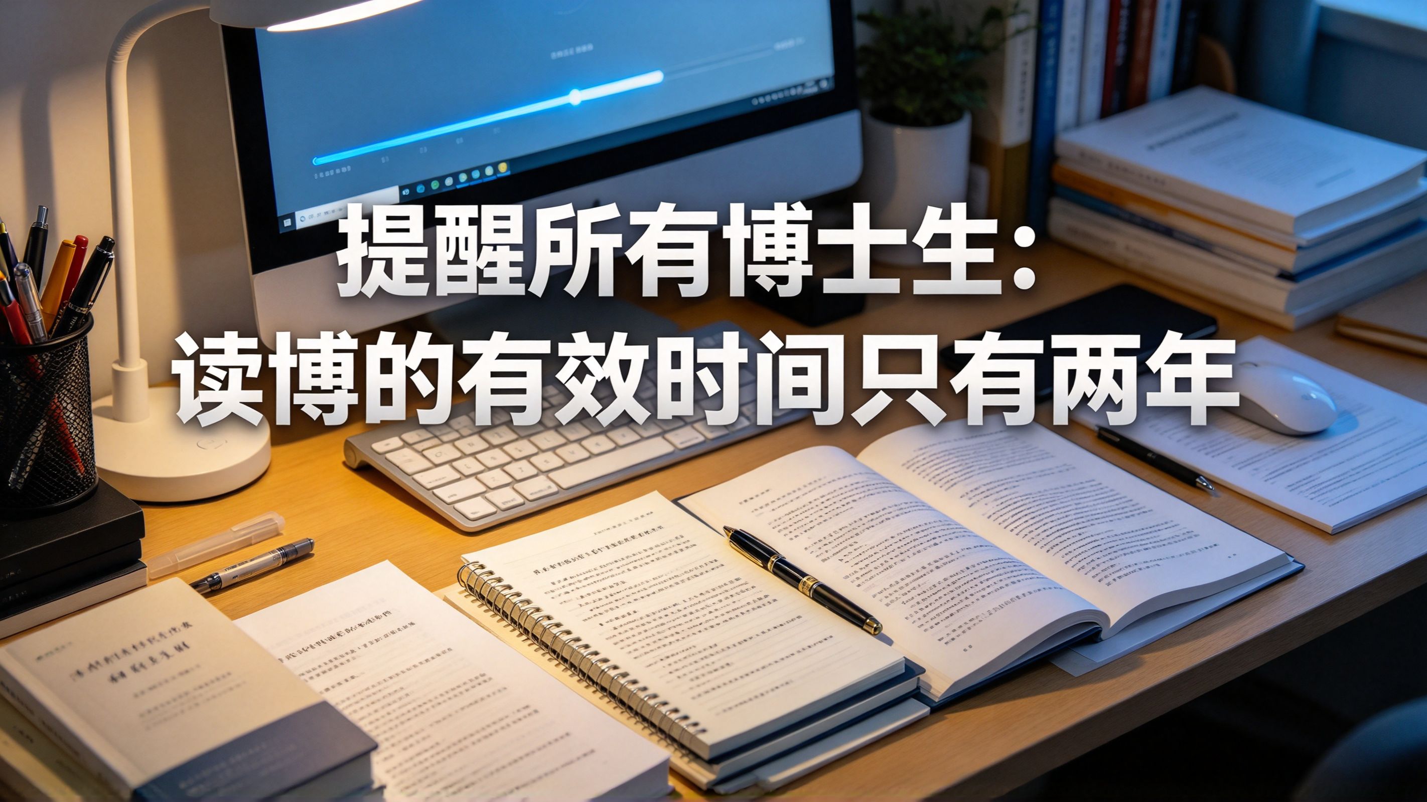 提醒所有博士生：读博的有效时间只有两年